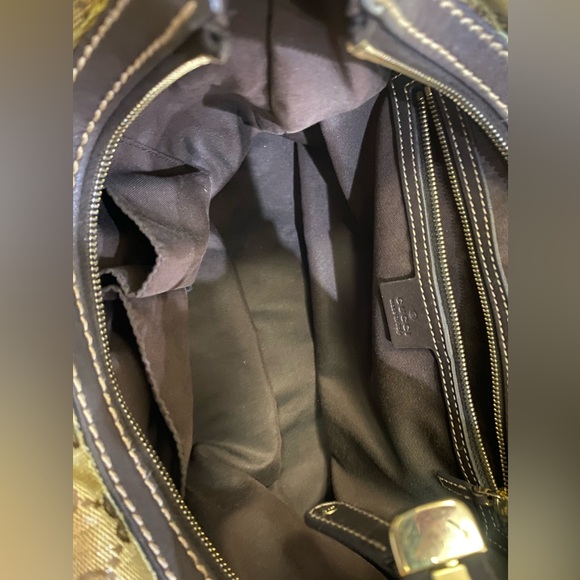 Crystal Coated Canvas Gucci Hobo shoulder bag - Picture 6 of 16